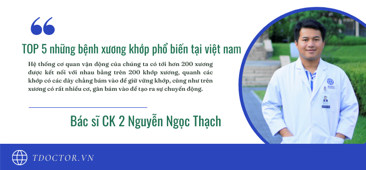 Seri chia sẻ về các bệnh xương khớp của Ths BS CK II Nguyễn Ngọc Thạch, Bệnh viện Chấn thương chỉnh hình thành phố Hồ Chí Minh hôm nay sẽ chia sẻ về những bệnh xương khớp phổ biến tại Việt Nam cũng như cách dự phòng và căn nguyên bệnh.