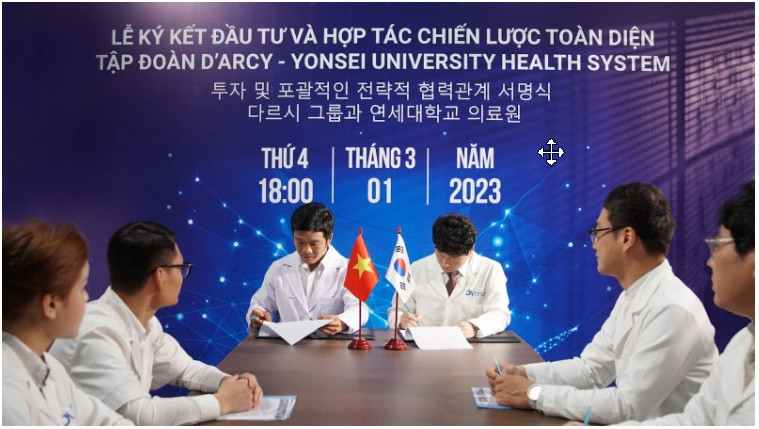 Ký kết hợp tác chiến lược Bệnh viện Yonsei Severance Hàn Quốc và Phòng khám D'arcy Việt Nam